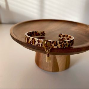 4/$15 Leopard Print Acrylic Cuff Bracelet